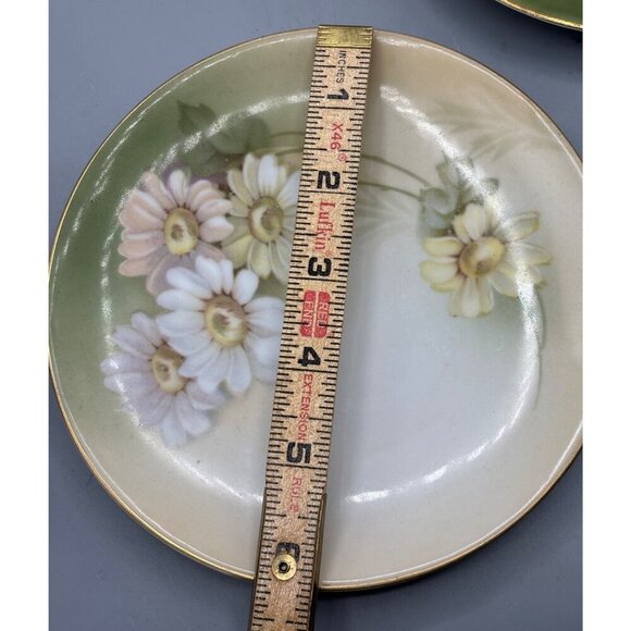 5 Pc Vintage Reinhold Schlegelmilch R.S.Tillowitz Germany Daisy Salad Plates - Picture 8 of 8